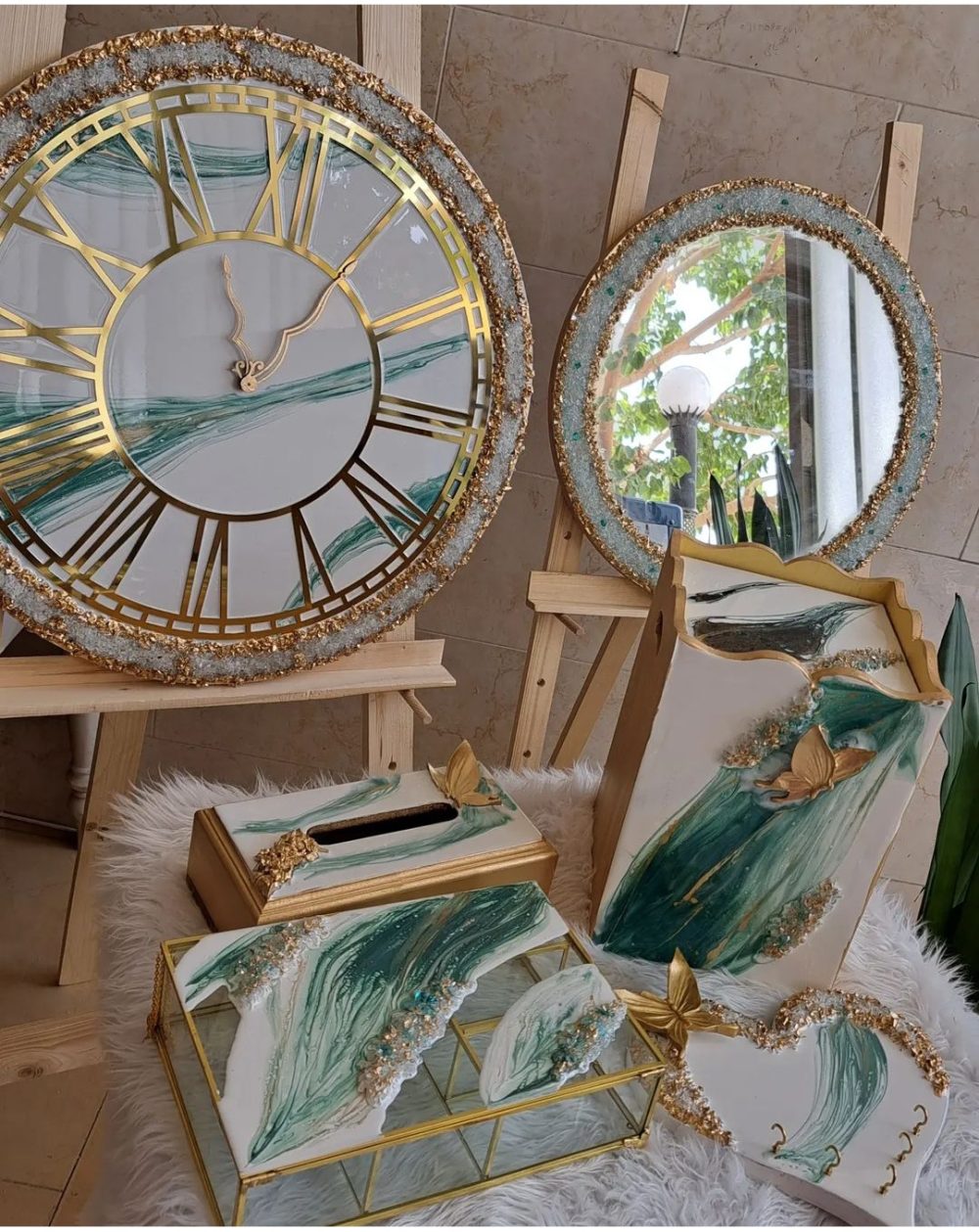 ساعت کریستالی رزینی - Image 4