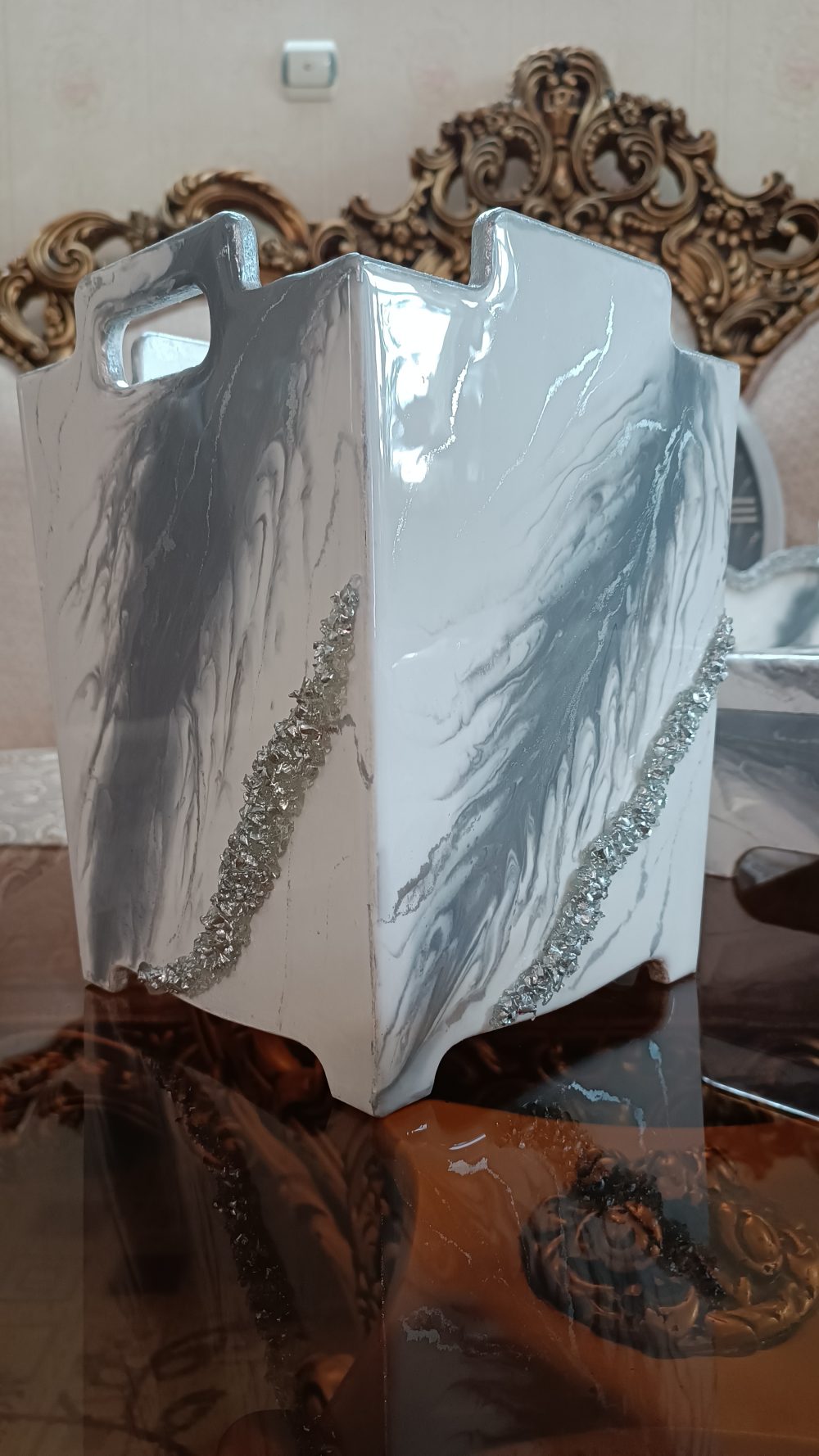 ست ساعت سطل و دستمال  و تیبگ و جاکلیدی - Image 5