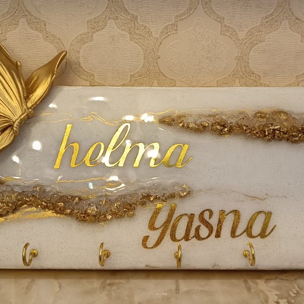 جاکلیدی دیواری همراه اسم شخصی