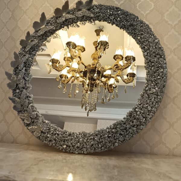 آینه دکوراتیو کریستالی