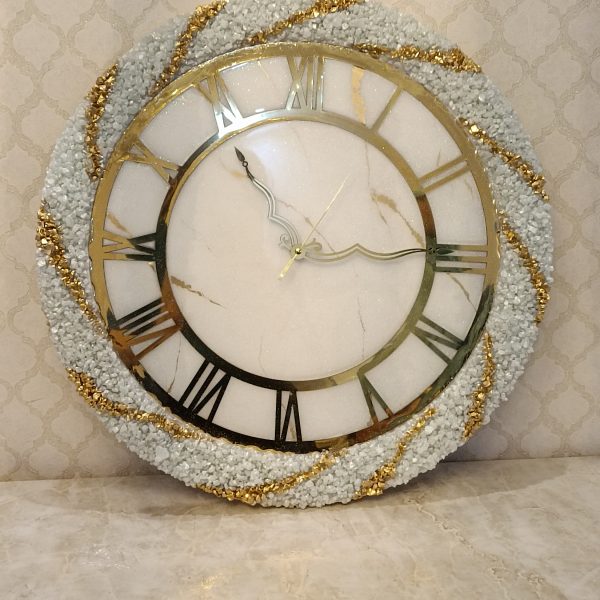 ساعت مرمر کریستالی