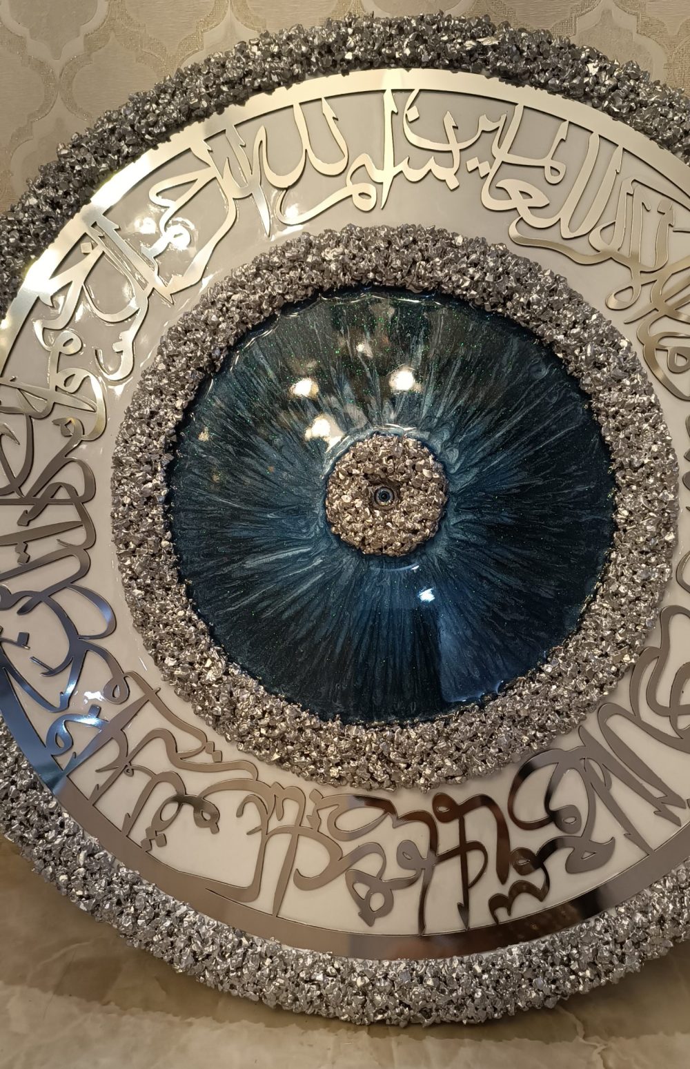 تابلو وانیکاد وچشم نظر تابلو کریستالی - Image 2