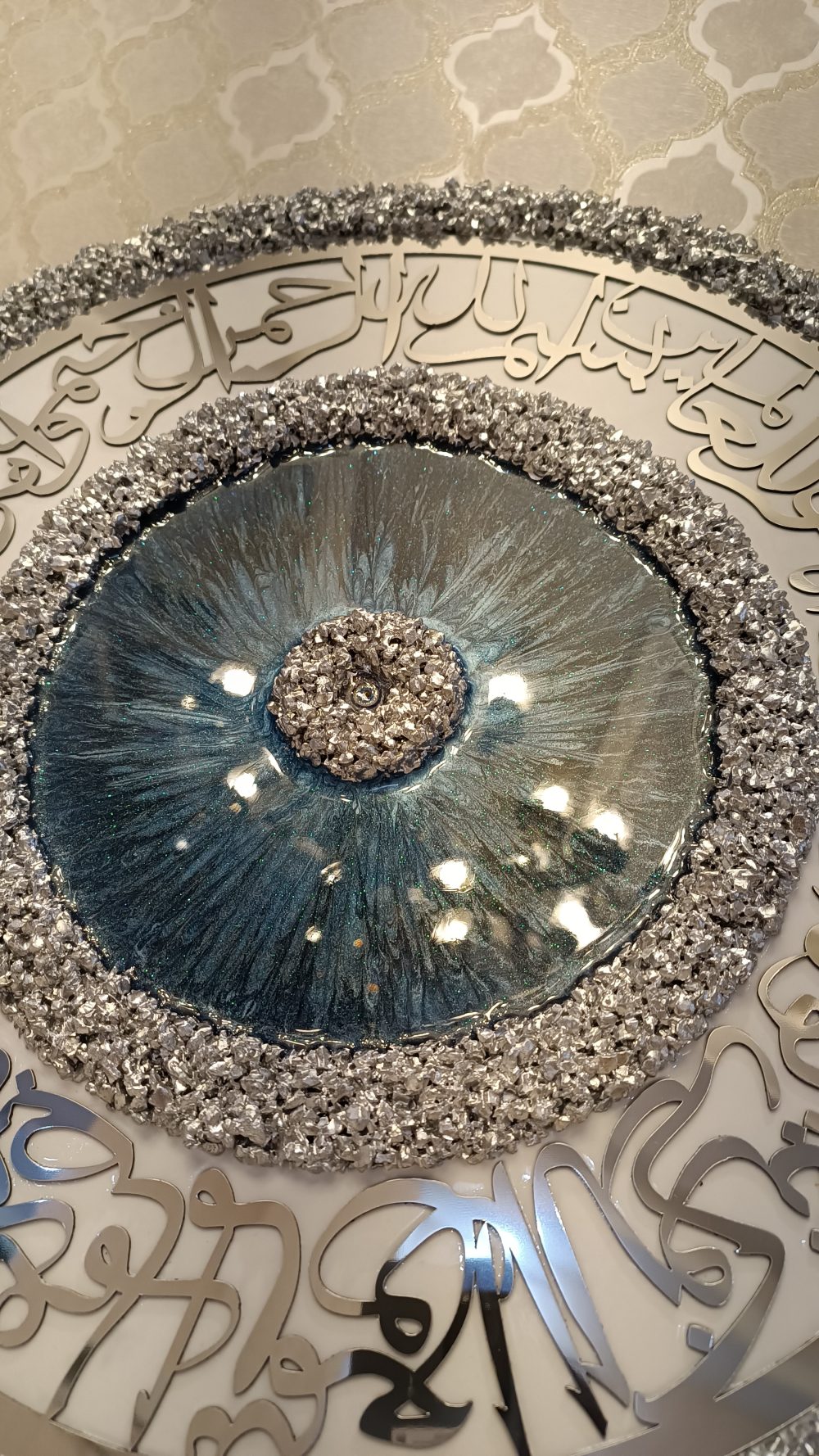 تابلو وانیکاد وچشم نظر تابلو کریستالی - Image 3