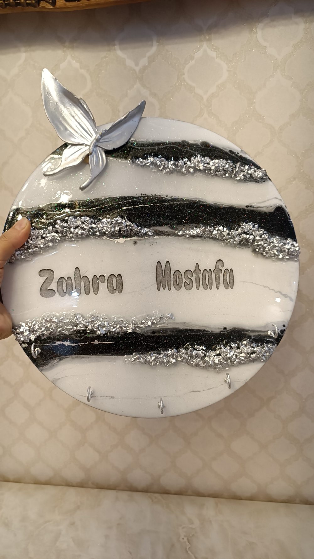 جاکلیدی دیواری همراه اسم شخصی - Image 2