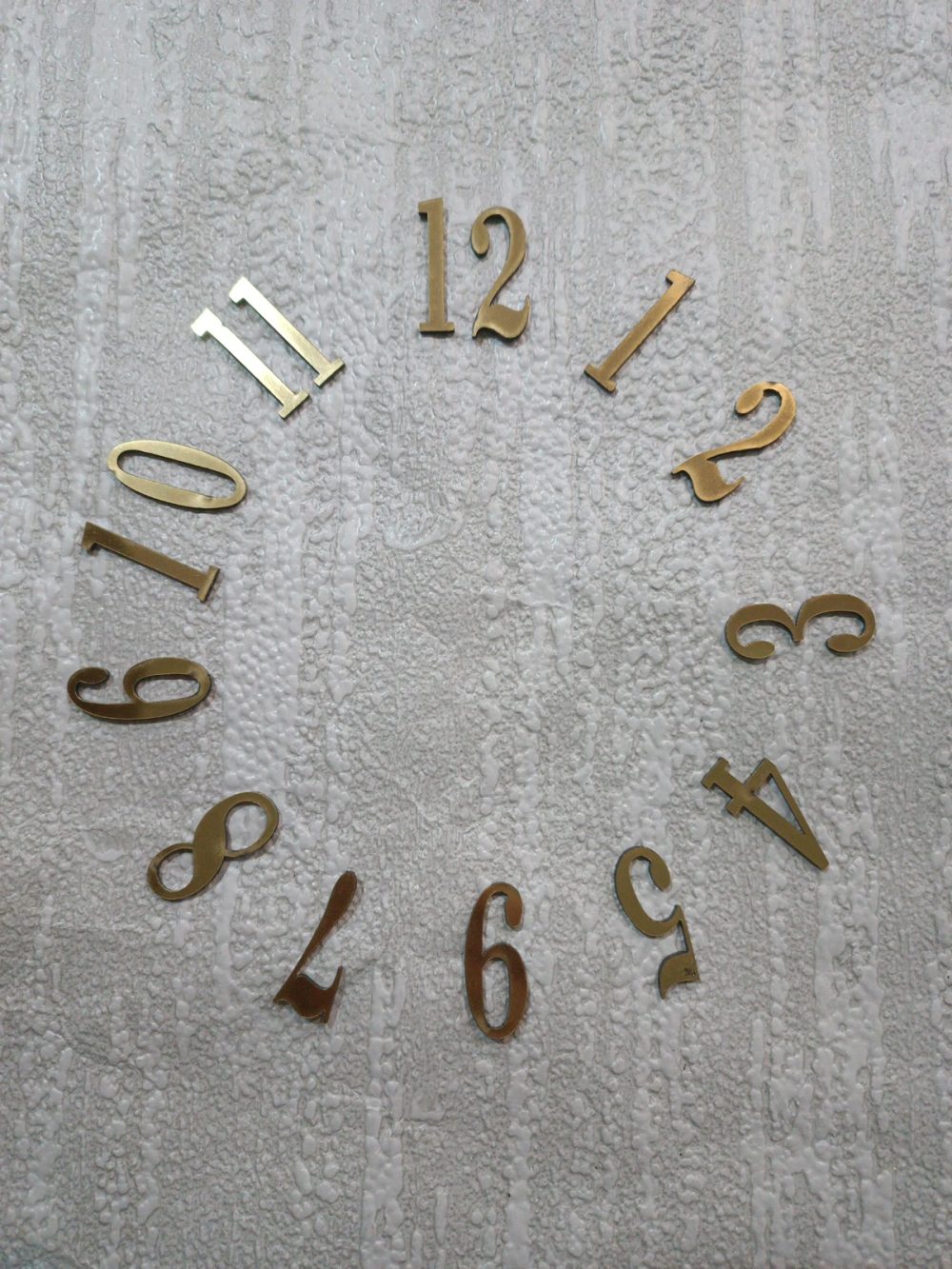 اعدادساعت انگلیسی 3سانتی