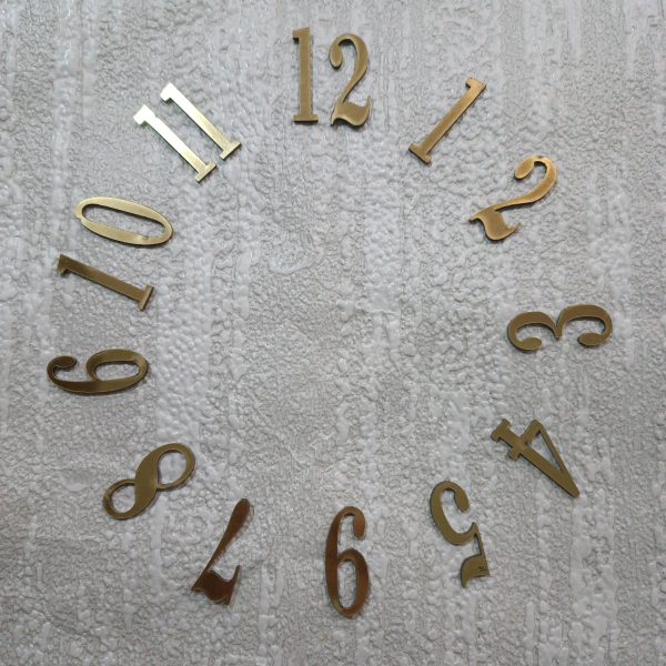 اعدادساعت انگلیسی 3سانتی