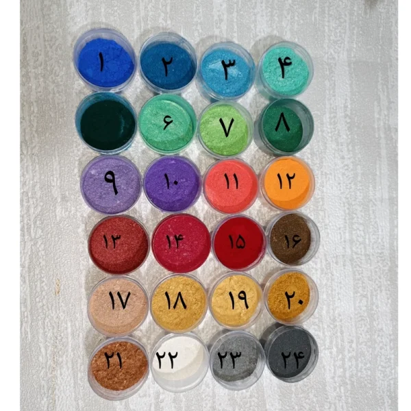 رنگ پودری صدفی