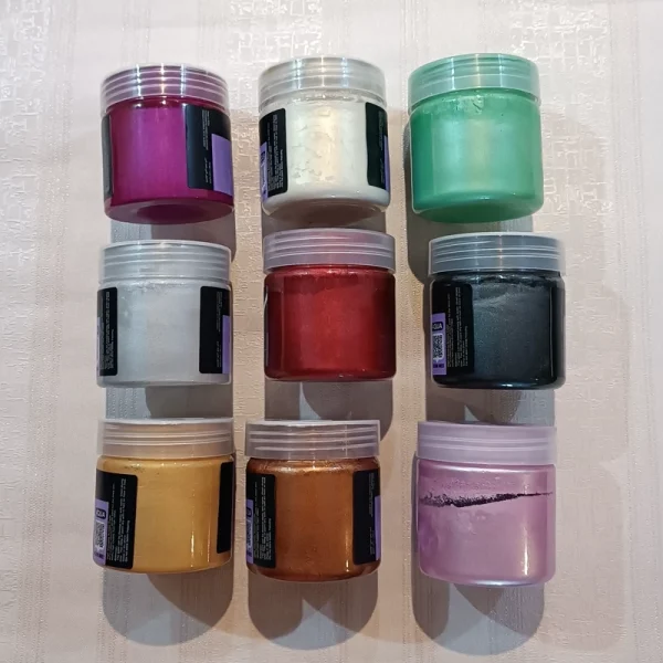 رنگ اکرلیک صدفی