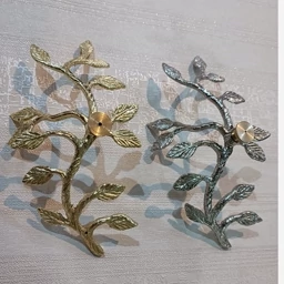 پایه برگ برنجی خم